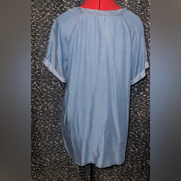 Chambray denim top - Picture 2 of 2